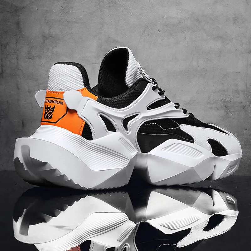 Chunky Platform Sneakers Light Casual Male Trainers Walking Tennis Basketball Shoes 46