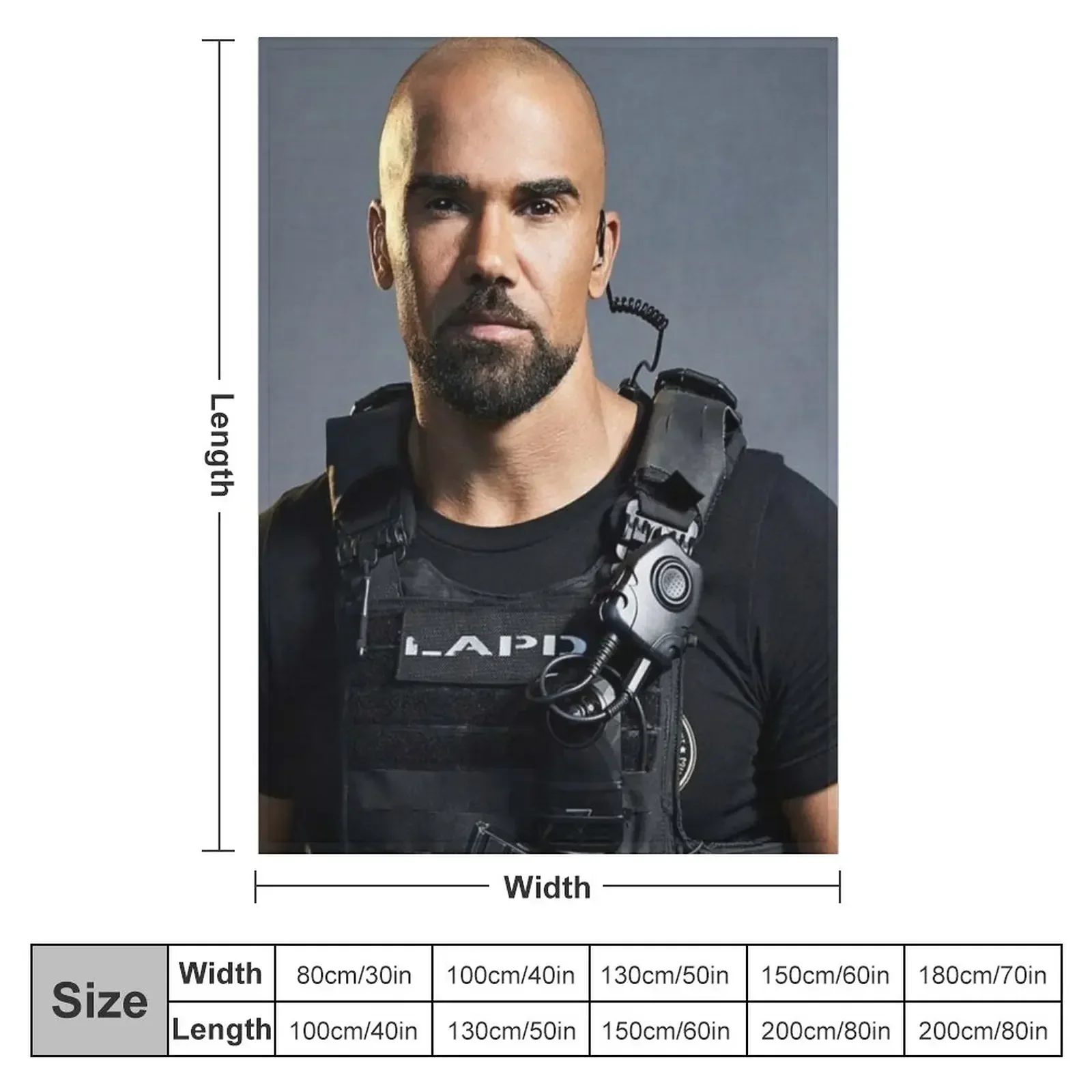 Shemar Moore Плед Симпатичные Полярные Одеяла