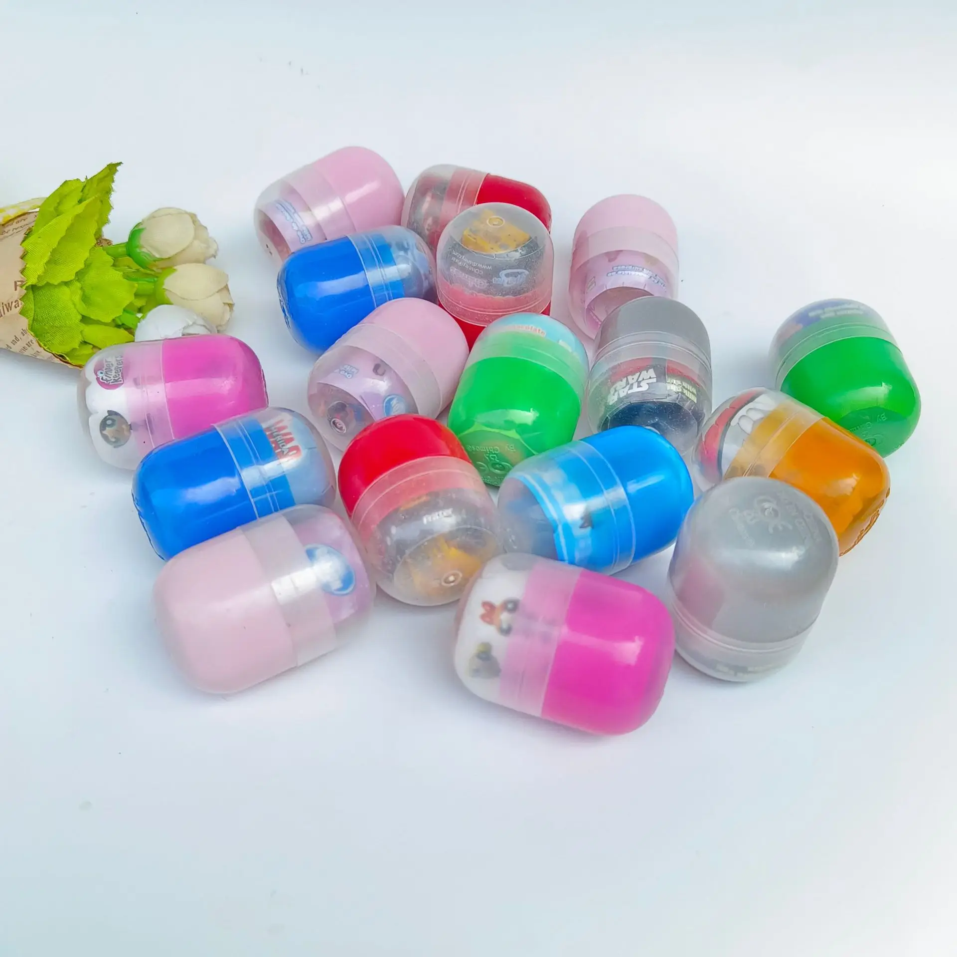 

50pcs/lot Blind Box Capsules 4cm Cartoon Kids Toys Birthday Gift Home Decor Hot Sale Capsule Toy