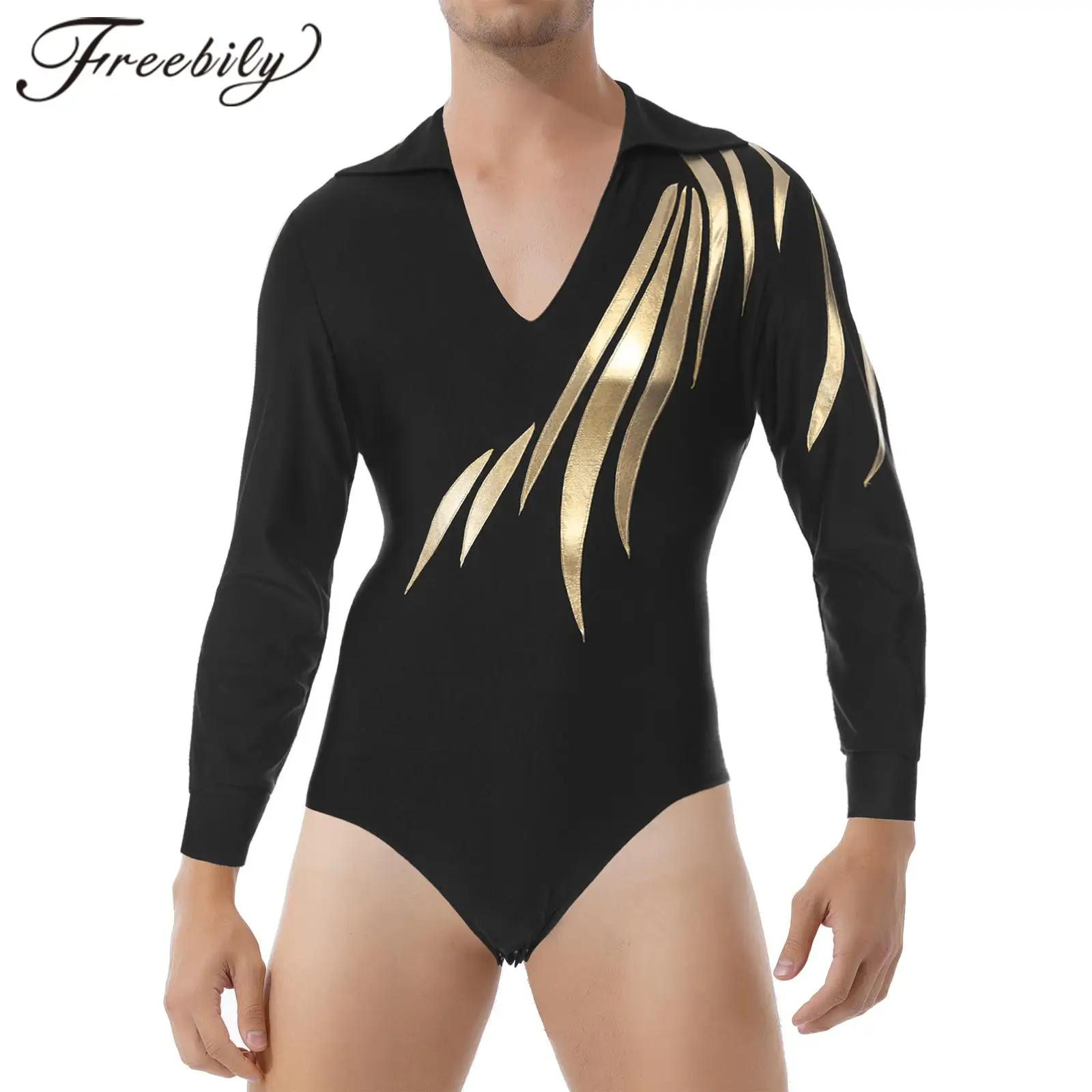 

Мужской костюм для латиноамериканских танцев, боди для фигурного катания на коньках, танцевальный костюм румбы, костюм для выступления, танцевальная одежда, комбинезон для гимнастики