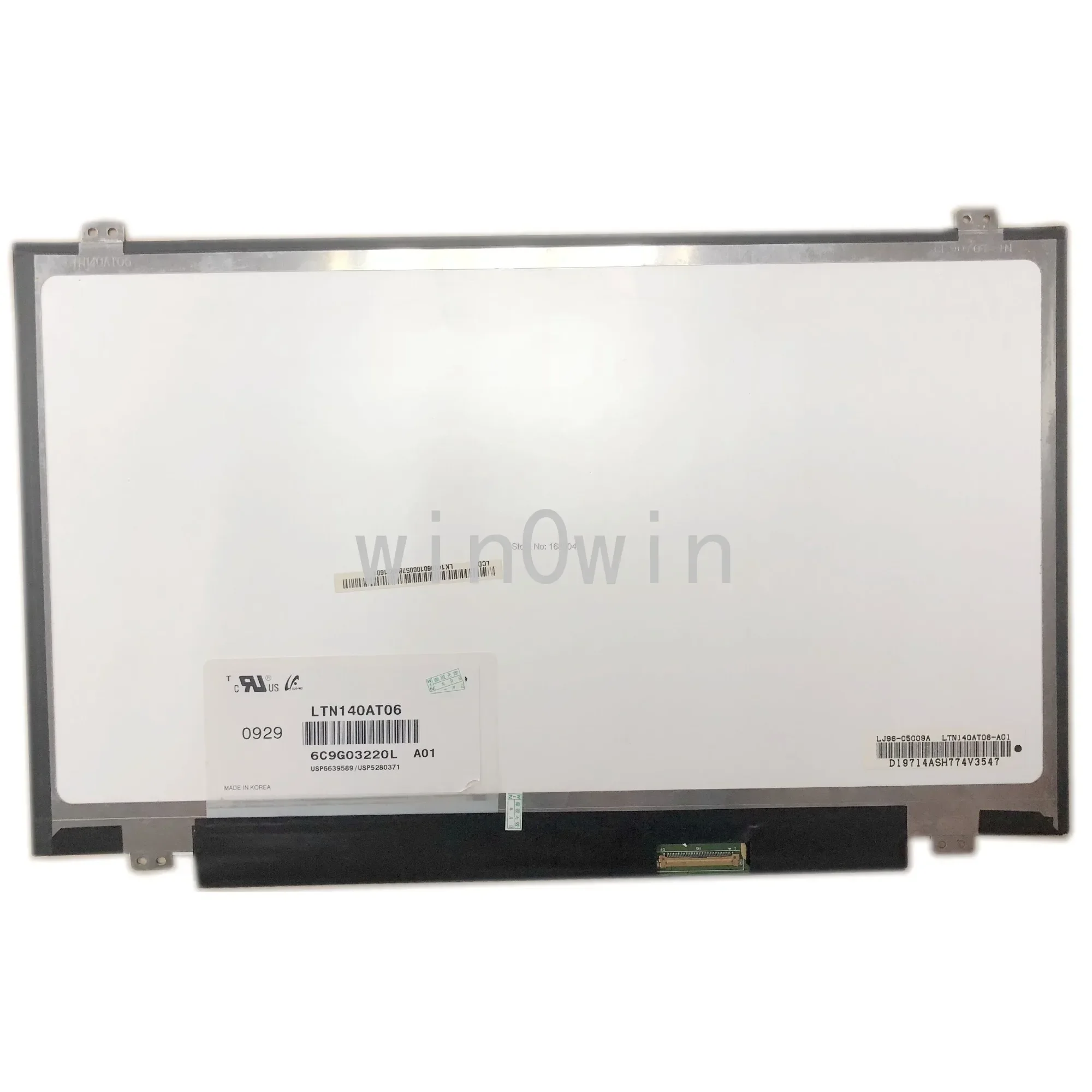 LTN140AT06 A01 подходит для LTN140AT11 BT140GW03 V.2 B140XTN03.0 LTN140AT28 N140B6-L06 B140XW02 V.1 B140XW03 V.0 LTN140AT08 тонкий 40-контактный (art.: 3920cda08da60) - 3920cda08da60