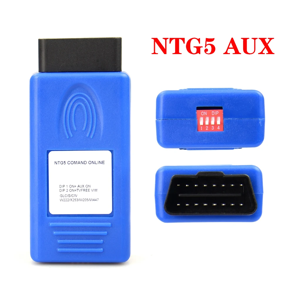 NTG5 AUX For COMAND ONLINE NTG 5 OBD AUX & VIM IN Activator Activation Tool For MB C GLC S V CLASS W205 X253 W222 W447