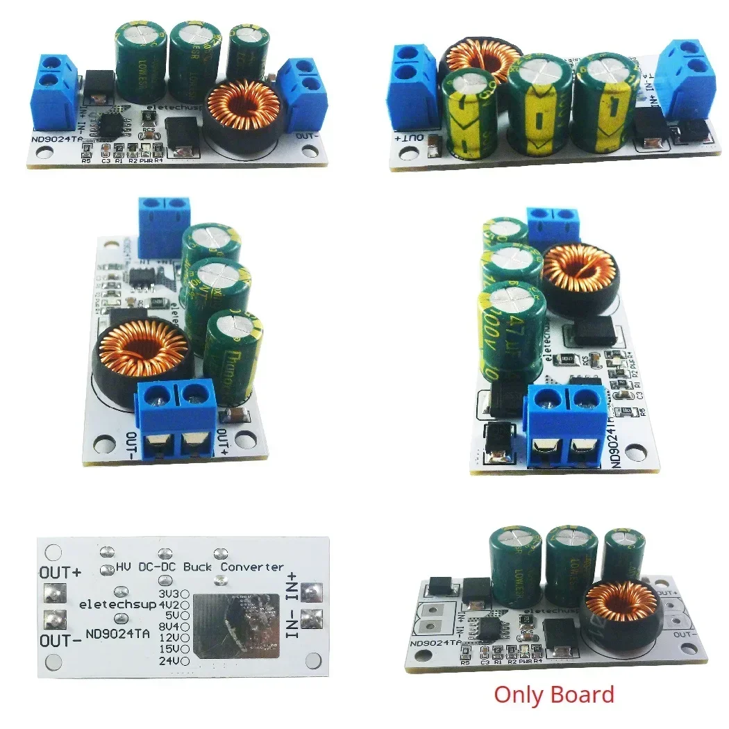 Модуль сверхширокого регулятора напряжения 30 Вт от 10-90 В до 5 12 24 понижающий
