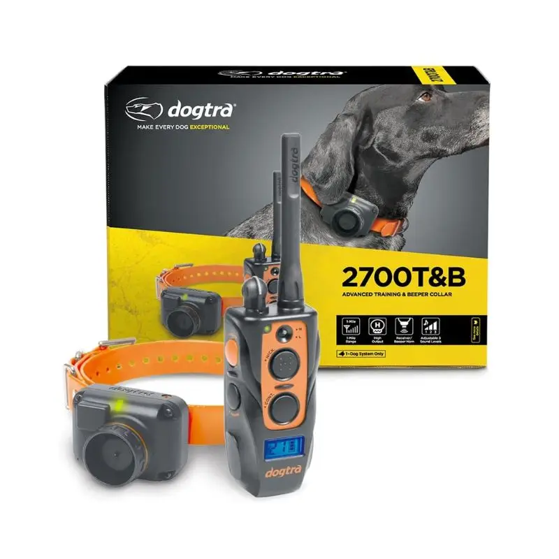 Dogtra 2700T&ampB Long Range 1-Mile 1 Dog Training & Beeper Remote E-Collar для Upland Gun