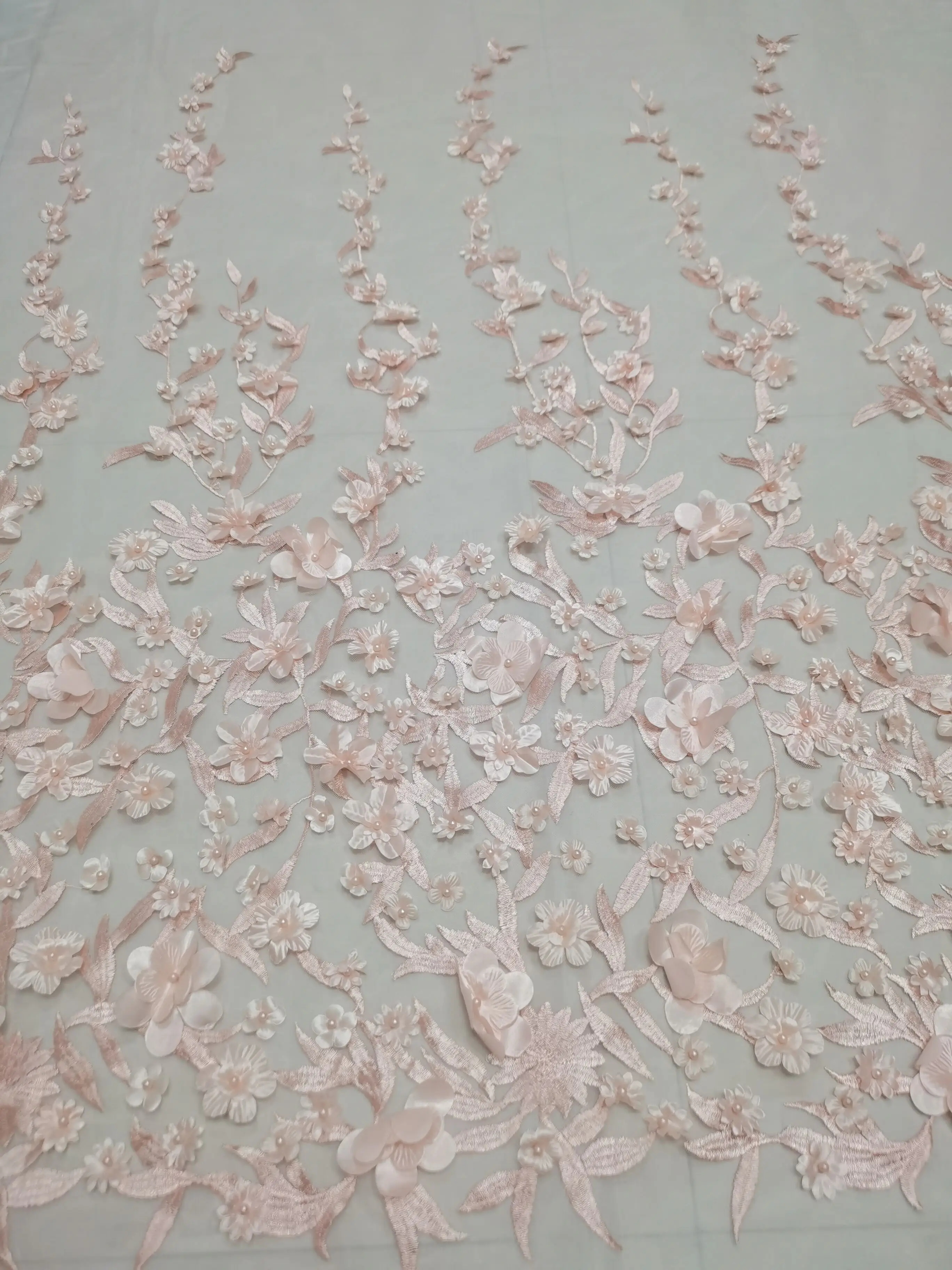 3D французское Тюлевое кружево африканская кружевная ткань женское