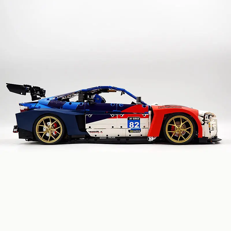 1:8 M4 Спортивный автомобиль MOC JD040 Технический скоростной гоночный Строительные