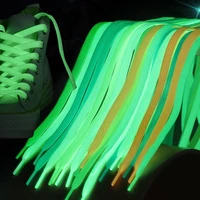 luminous shoelaces for kid sneakers men women sports shoes laces glow in the dark night shoestrings reflective shoelaces 120cm