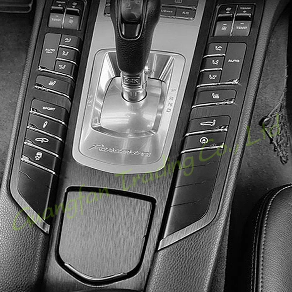 

Стайлинг автомобиля 3D/5D углеродное волокно Автомобильный интерьер центральная консоль изменение цвета молдинг наклейки для Porsche Panamera 2010-2020