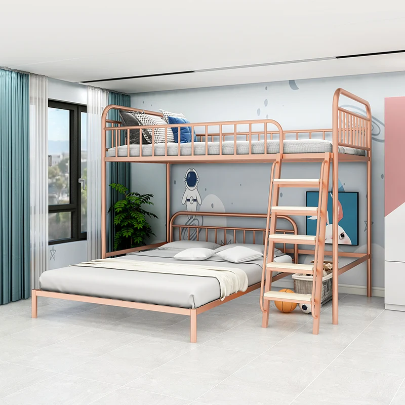 Верхние и нижние кровати ошеломленная кровать для маленькой квартиры матери