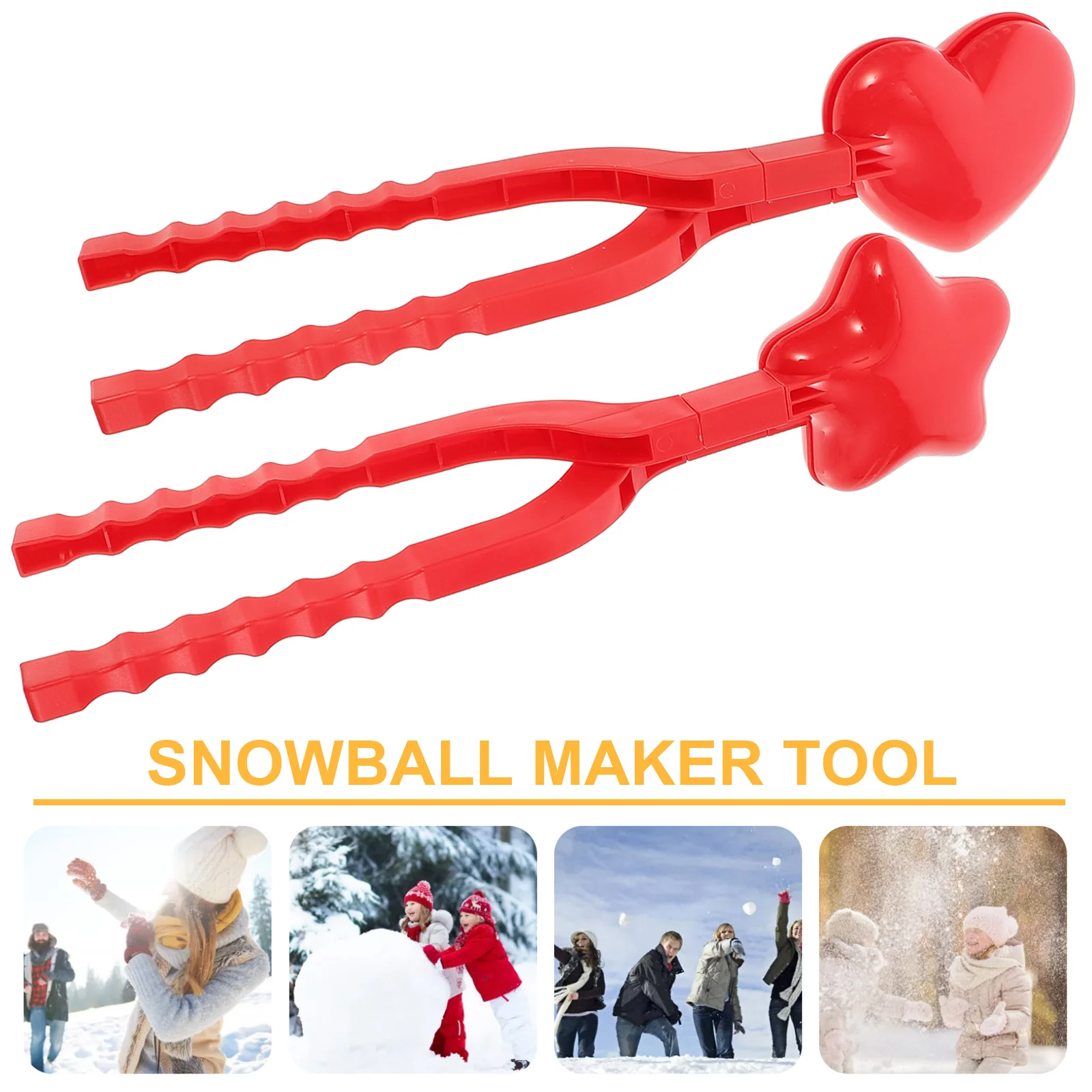 

2 Set of Winter Snowball Maker Toys Snowball Fight Tools Kids Funny Toys