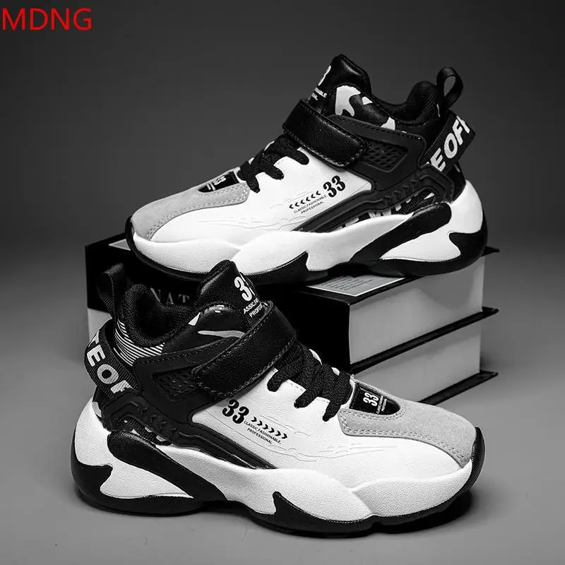

Kids Cushioning Basketball Shoes Boys Girls Comfort Breathable Sport Shoes Children New Arrival Running Sneaker Non-slip Outdoor