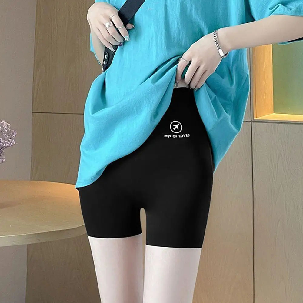 

Летние шелковые Утягивающие шорты с высокой талией для подтяжки ягодиц