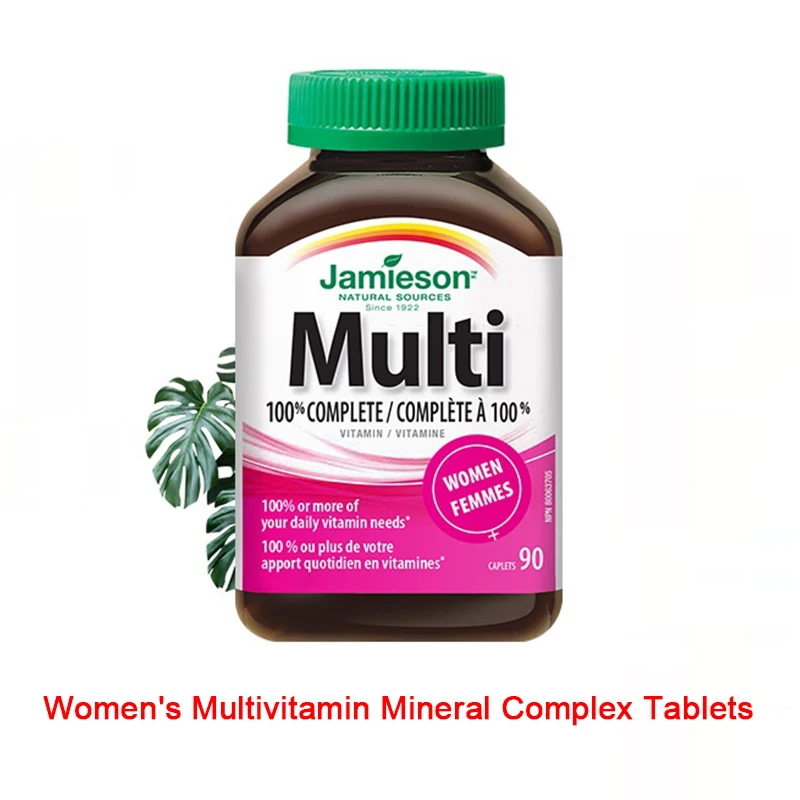 

1 bottle of women's multi-vitamin comprehensive nutrition tablets multi-vitamin minerals 90 capsules for women