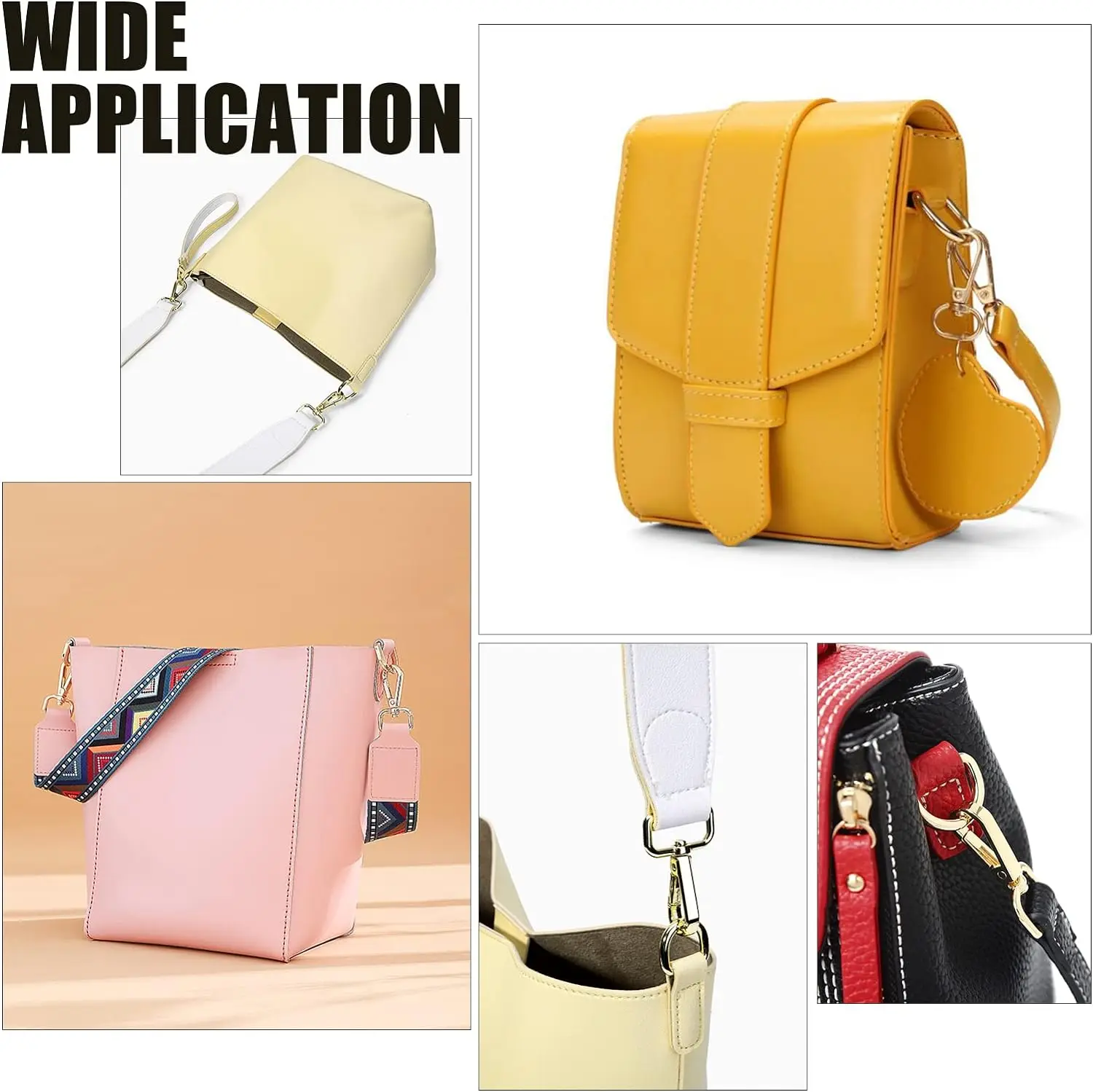 4 шт. кожаные металлические застежки-коннекторы для сумок