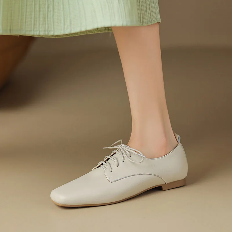 Женские туфли-лодочки Phoentin на шнуровке с глубоким вырезом и низким каблуком