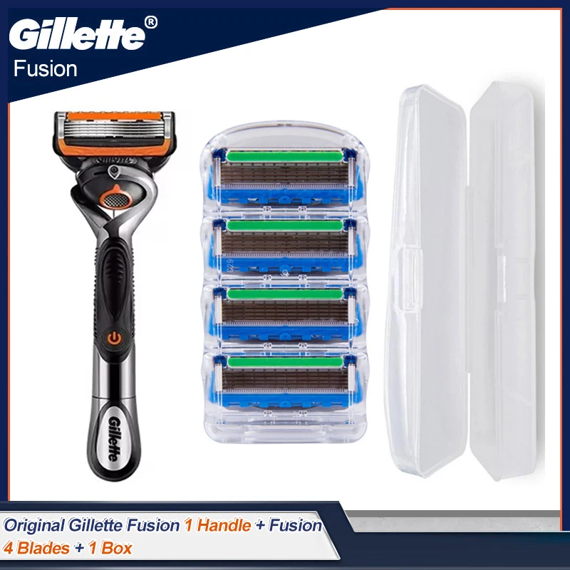 

Gillette Fusion PROGLIDE Power Razor Safety Shaver 5 Layers Blades Replacement Refills for Men Beard Hair Removal Face Care