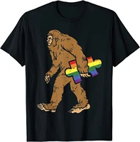 bigfoot rainbow autism puzzle sasquatch pride gift t shirt