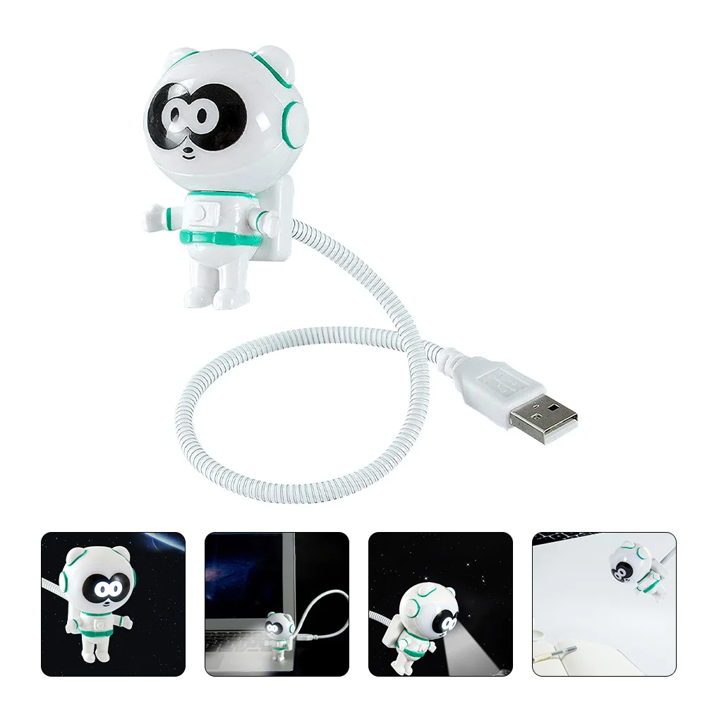 

Маленький Usb-ночник астронавт, креативный Usb-светильник для книг, компьютерная лампа для декора