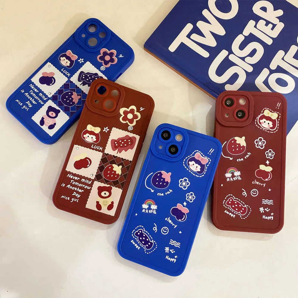 

Phone Case For iPhone 13 Pro Max Case Silicon Funda iPhone 11 13 Mini 12 Pro Max SE 2020 X Xs XR 7 8 Plus iPhone11 Back Covers