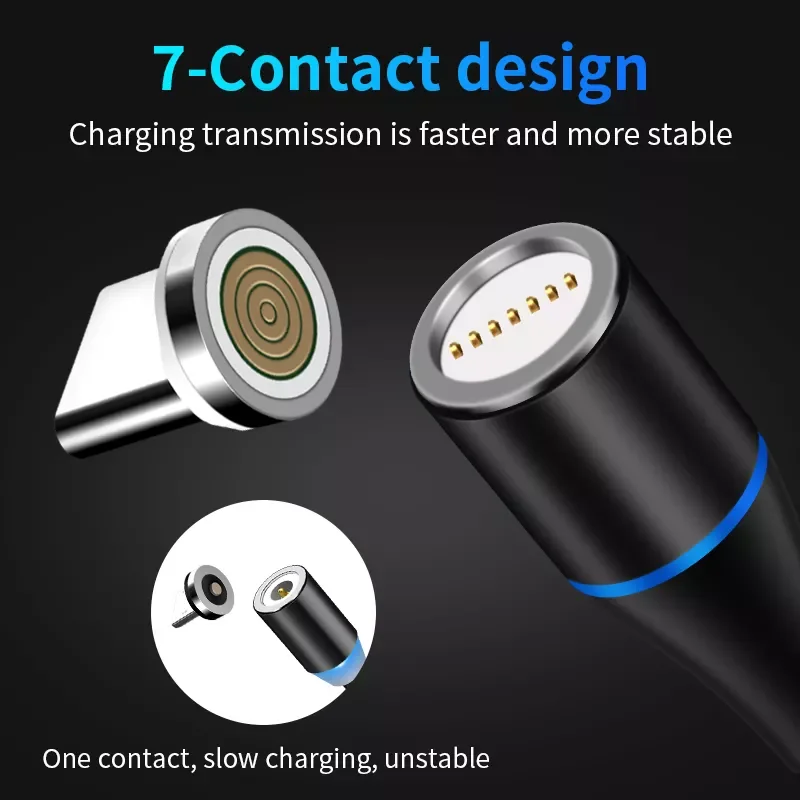 Кабель Type C QC 3 0 для быстрой зарядки и передачи данных кабель Micro USB со светодиодной