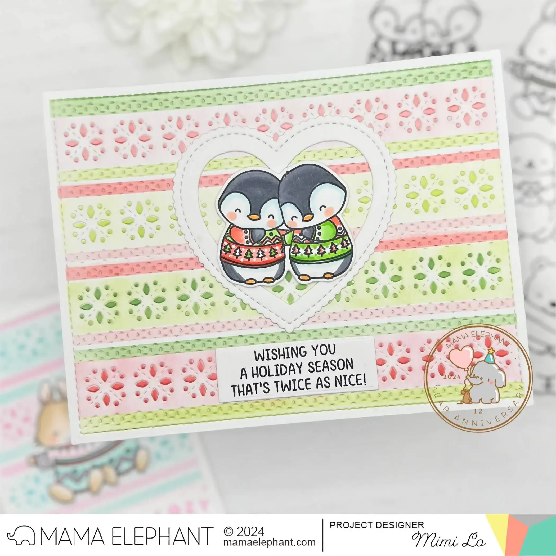 Блеск с любовью праздничный блок слона новинка 2024 сентябрь штампы для Diy