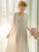 solid womens pajamas modal sexy deep v neck night dress summer half sleeve nightgown mid length nightwear can be wear outside