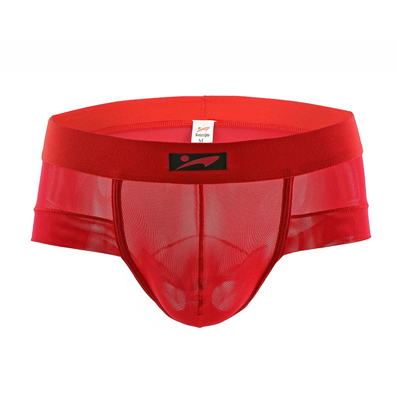 6PCS Men Briefs Sexy Man Underwear Bikini Panties Breathable Ultra Thin See-through Low Waist Slip Hombre U Convex Underpants
