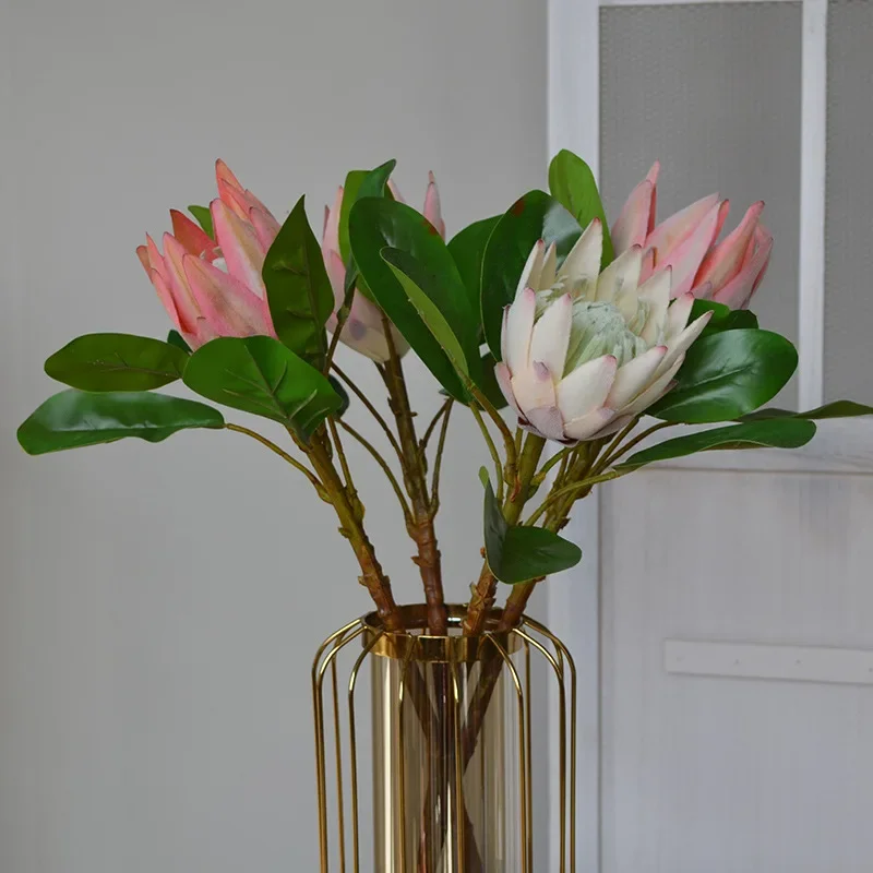 52 см искусственный цветок украшение дома шелковый одиночный императора реквизит