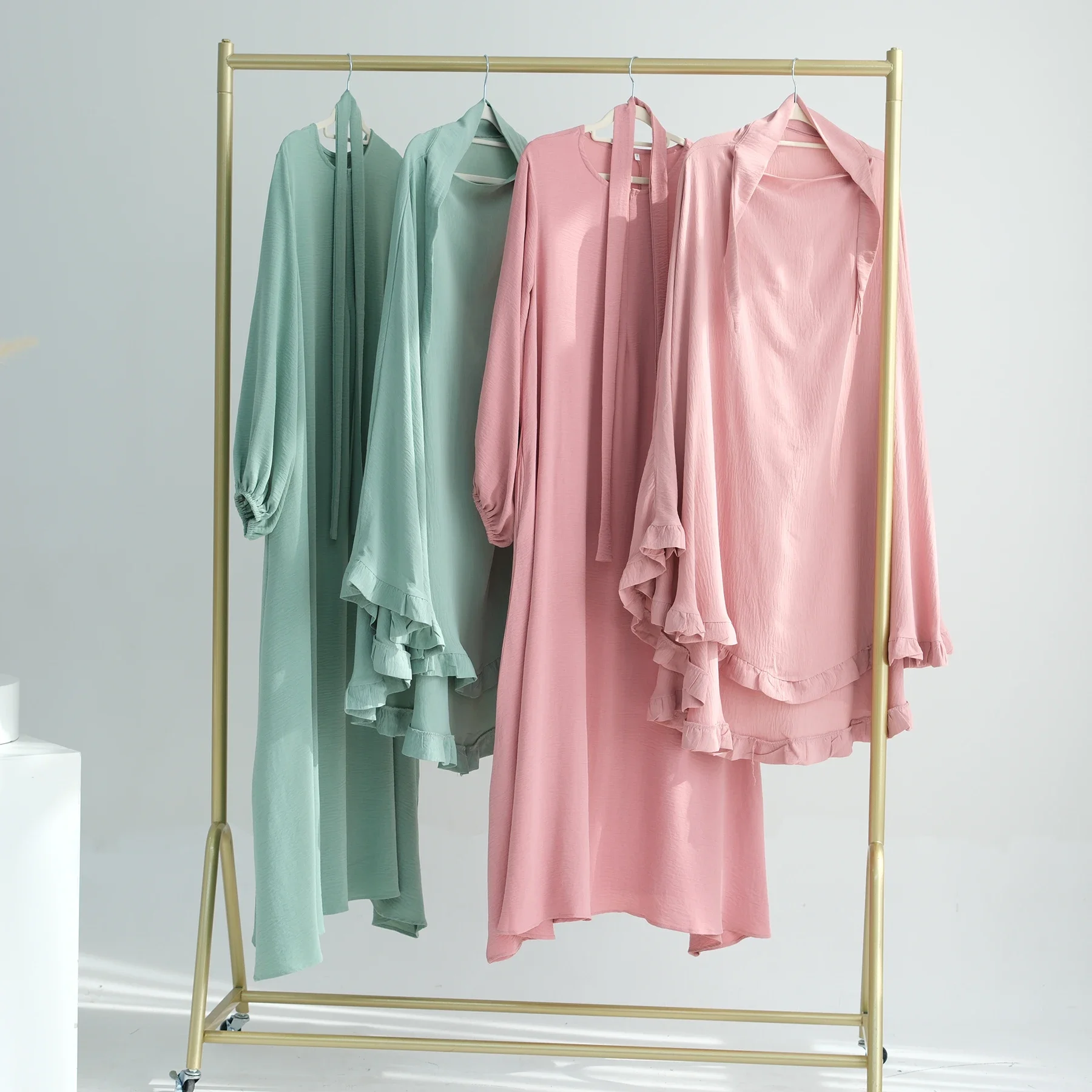 Химар Мусульманские женщины Абая Ид Молитвенная одежда с капюшоном Хиджаб