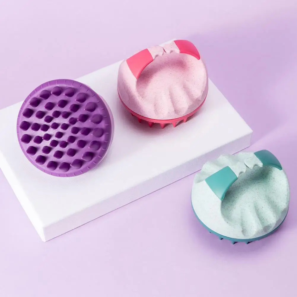 

Шикарная щетка для шампуня, 4 цвета, массажер для волос и кожи головы, высокая эластичность, для ежедневного использования, удобная щетка для душа, не скользит