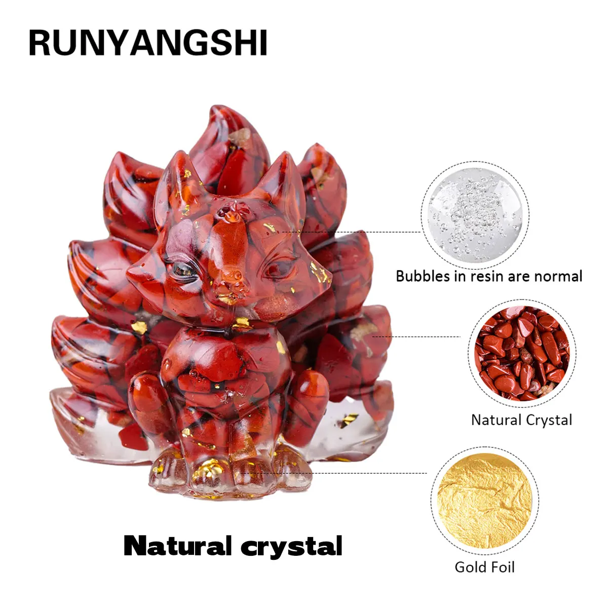 1 шт. Статуэтка из искусственной смолы