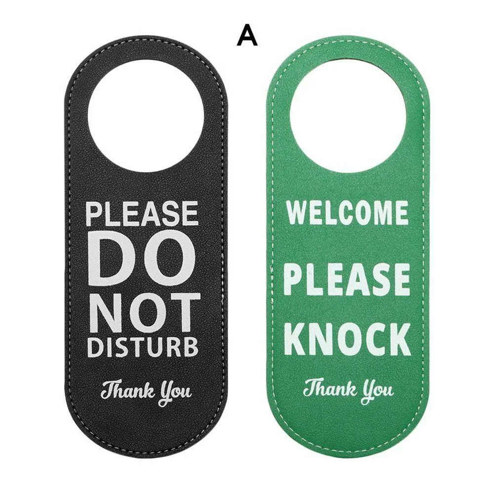 

Hanger Tags Label Door Sign Do Not Disturb Bar Hotel Mall Beautiful Black+green Hanging Tag Red+green Convenient