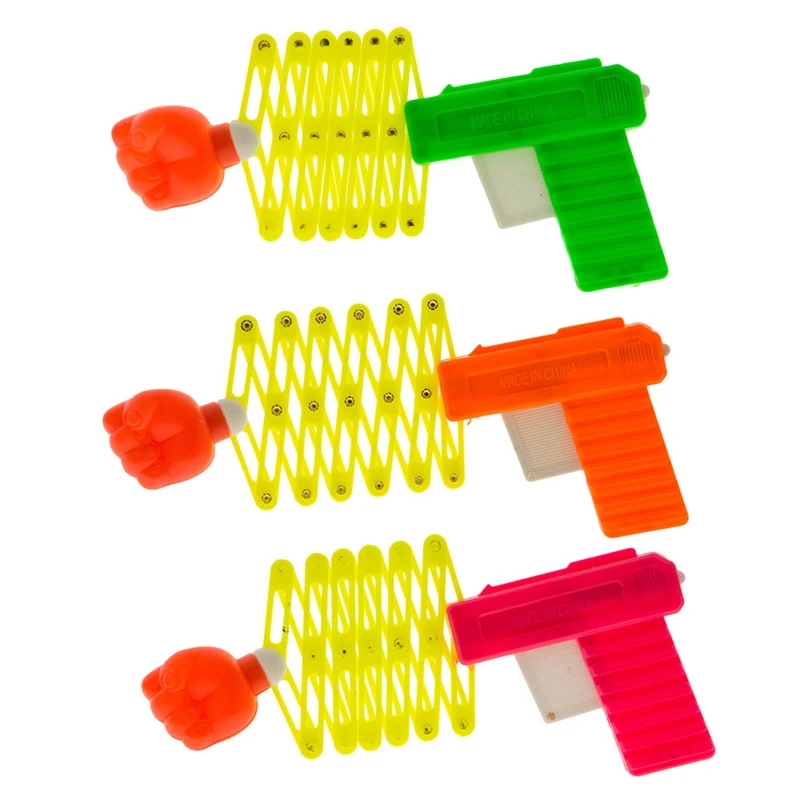 

Q9QB Cute Good Pressure Resistance Healthy Telescopic Fist Guns Toy for Kids Gift