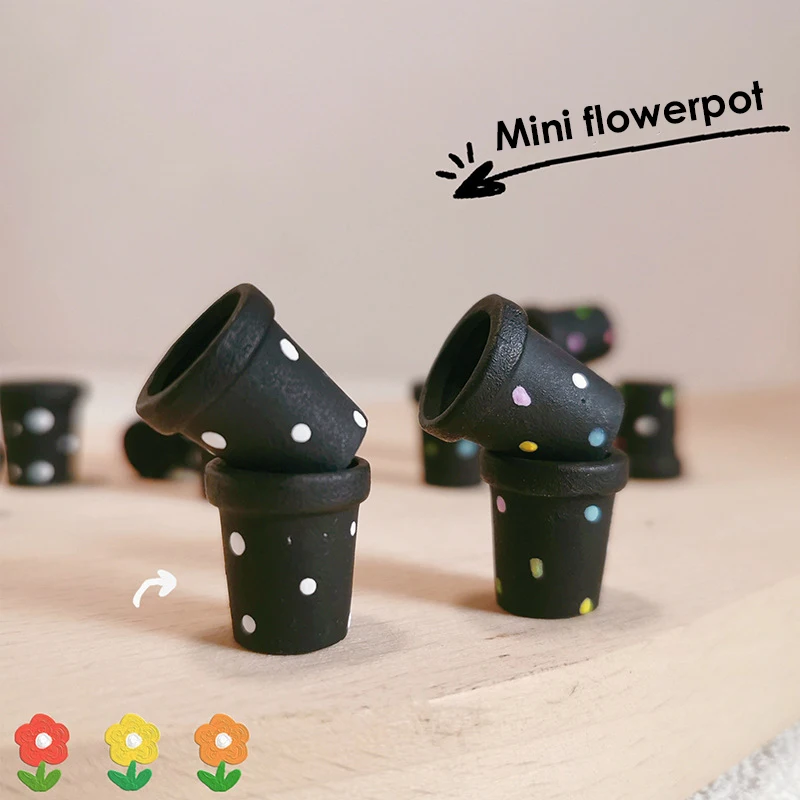 1:12 миниатюрный цветочный горшок для кукольного домика миниатюрная модель микро