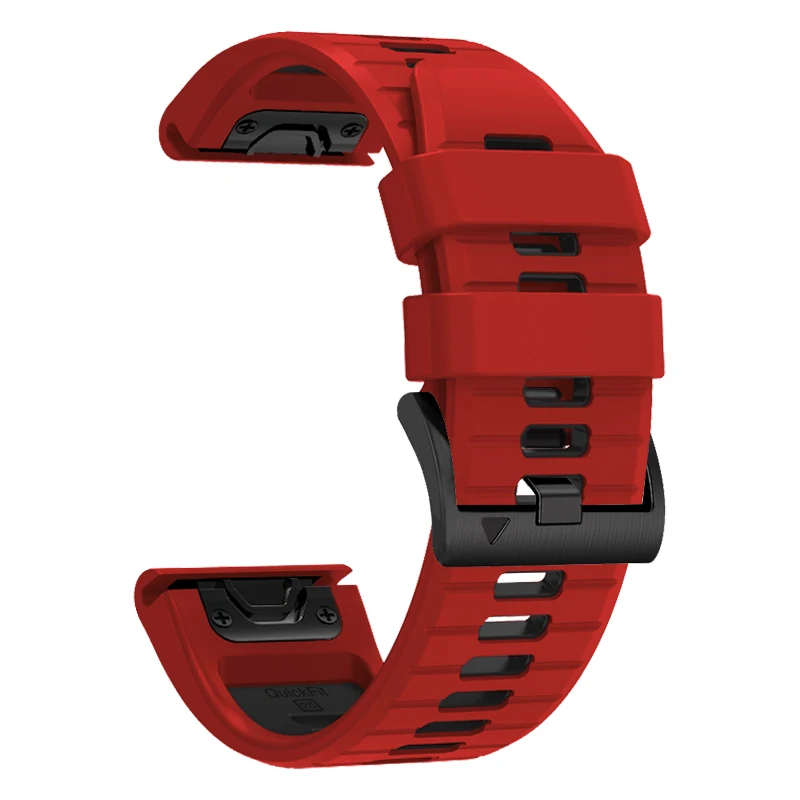 Фото Ремешок для часов 22 мм 26 мм для Garmin Fenix 5X 5X Plus 3 6X 7X HR GPS SmartWatch, быстросъемный силиконовый браслет, удобный в установке №3