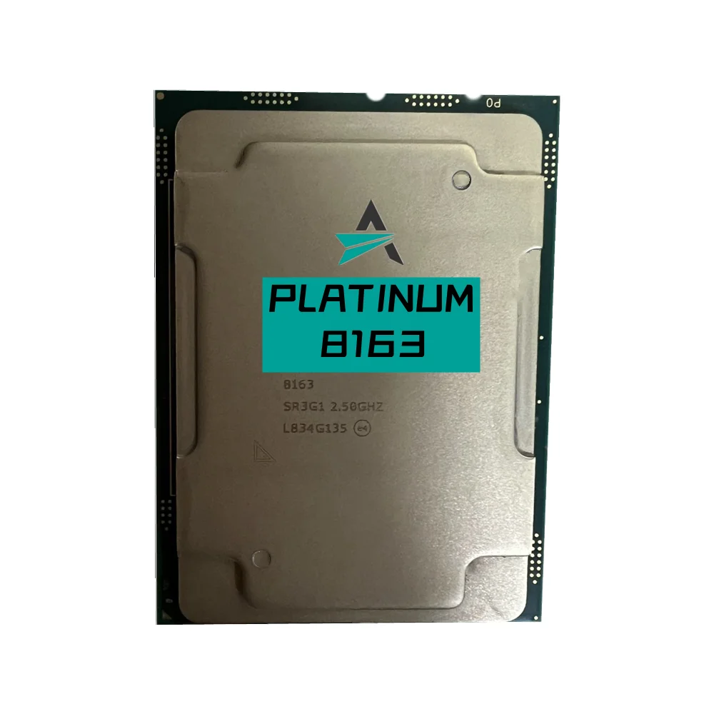 

Used Xeon Platinum 8163 official version CPU 2.5GHz 33MB 165W 24 Cores 48 Threads processor LGA3647 Free Shipping