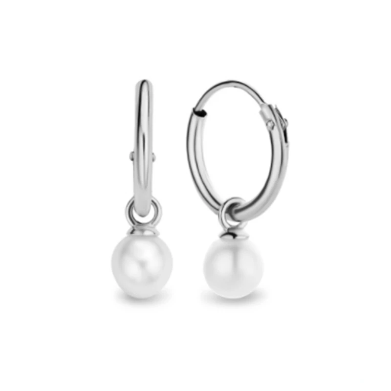

S925 Silver Pearl Pendant CZ Personality Dangle Earrings Bohemia For Women Party Fashion Trend The Same Accessories Earring Gift