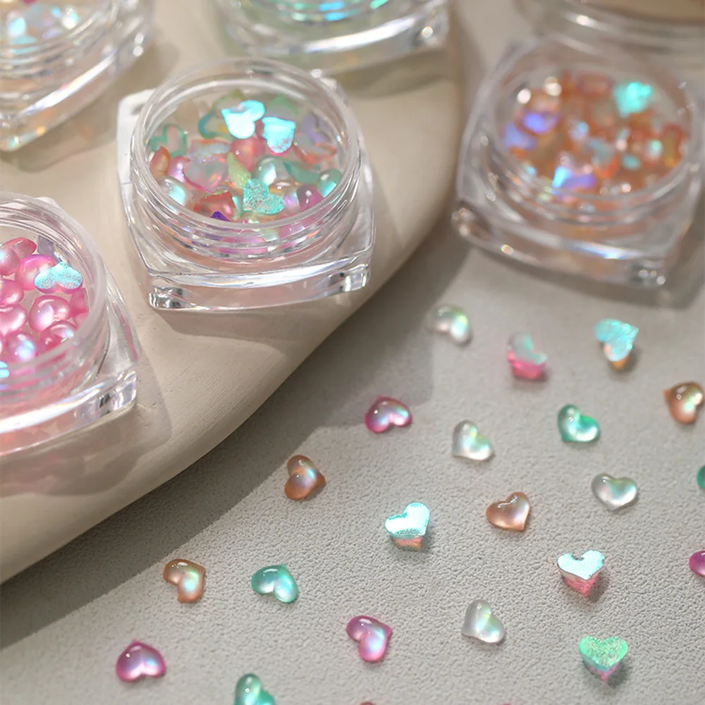 

30 шт., прозрачные детали для украшения ногтей