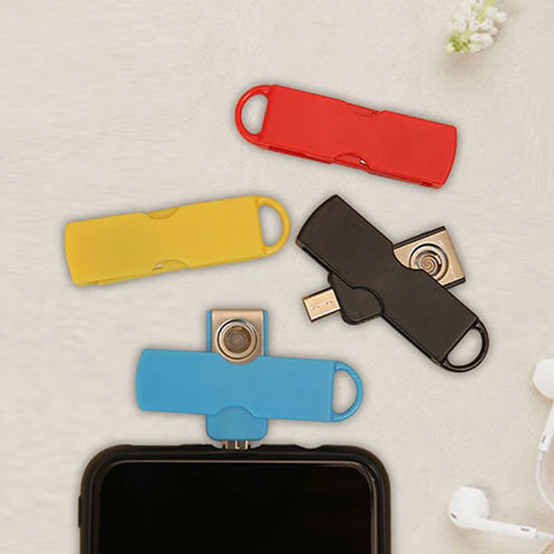 Convenient Mini Aircraft On Board Mini Lighter Mobile Phone USB InLine Cigarette Lighter Type-C USB Micro Cigarette Lighter Gift