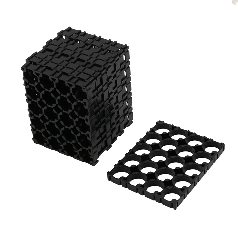 

10PC 18650 Battery 4X5 Cell Spacer Radiating Shell Plastic Holder Bracket 18.4Mm