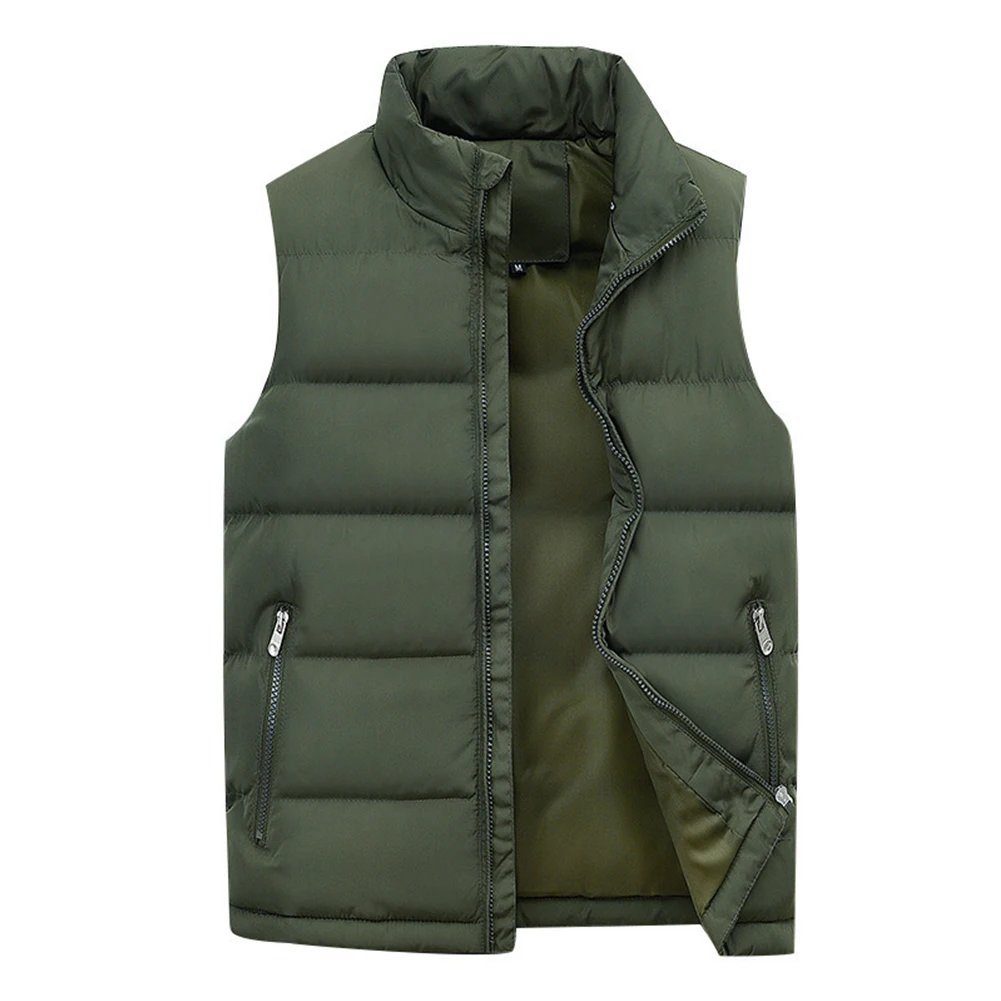 Mens Sleeveless Vest Jacket Men Autumn Warm Jackets New Male Winter Casual Waistcoat Vest Veste Homme Brand Clothing Plus Size