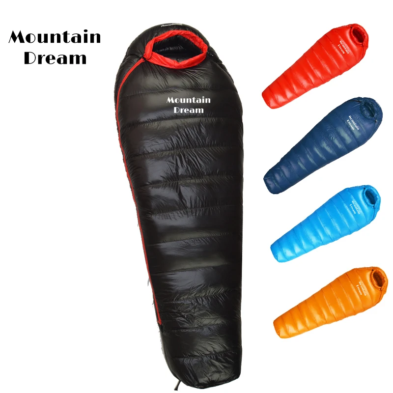 Outdoor Camping White Goose Down Sleeping Bag Ultralight Winter Autumn Adult Sleeping Bag Suitable For Travel, Hiking, Camping
