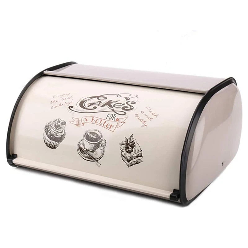 

Kitchen Iron Box Bread Box Bread Storage Box, Toaster Rack, Suitable For Baking Storage Container