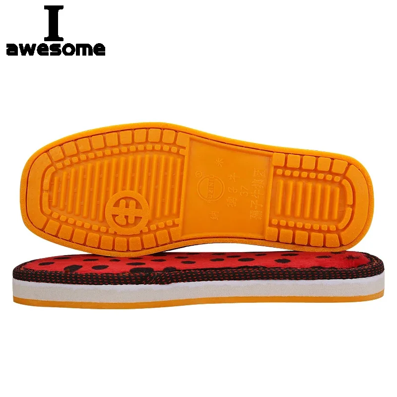 Diy Hand Knitting Slipper Anti-slip Outsoles Winter Cotton Crochet Needles Shoes Full Sole Repair