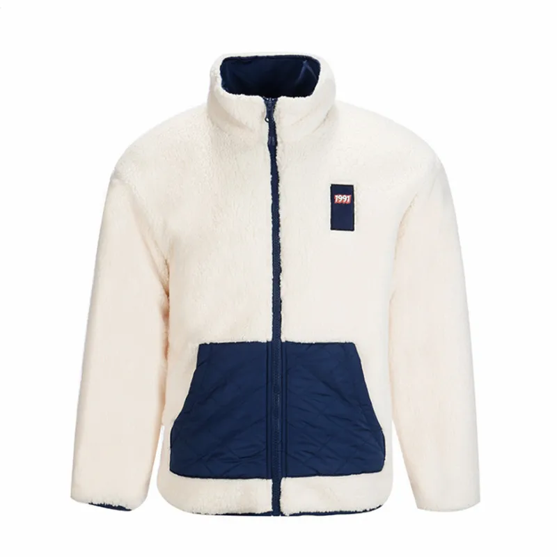 

Куртка мужская короткая из овечьей шерсти, с воротником-стойкой