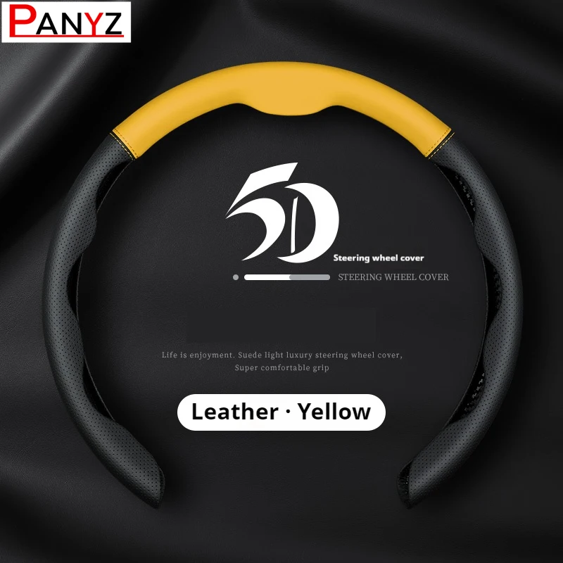 Кожа Чехол рулевого колеса автомобиля ультратонкая дышащая 38 см для Buick Regal GT XT