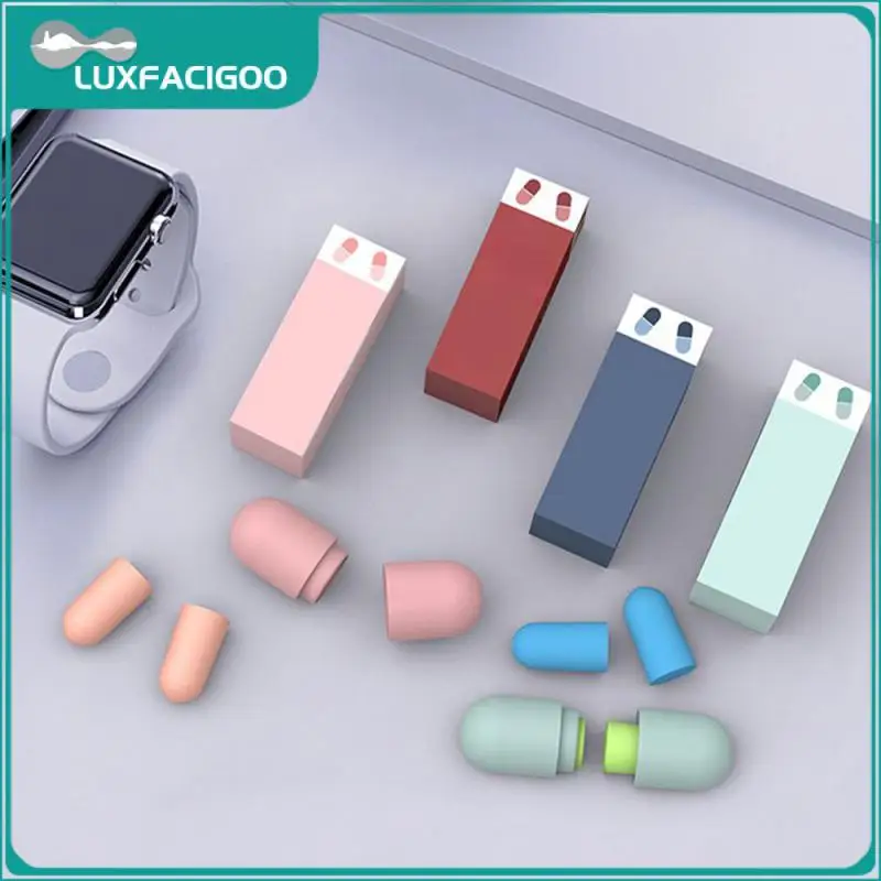 

Soft Slow Soundproof Rebound Anti-noise Mute Ear Plugs Sleeping