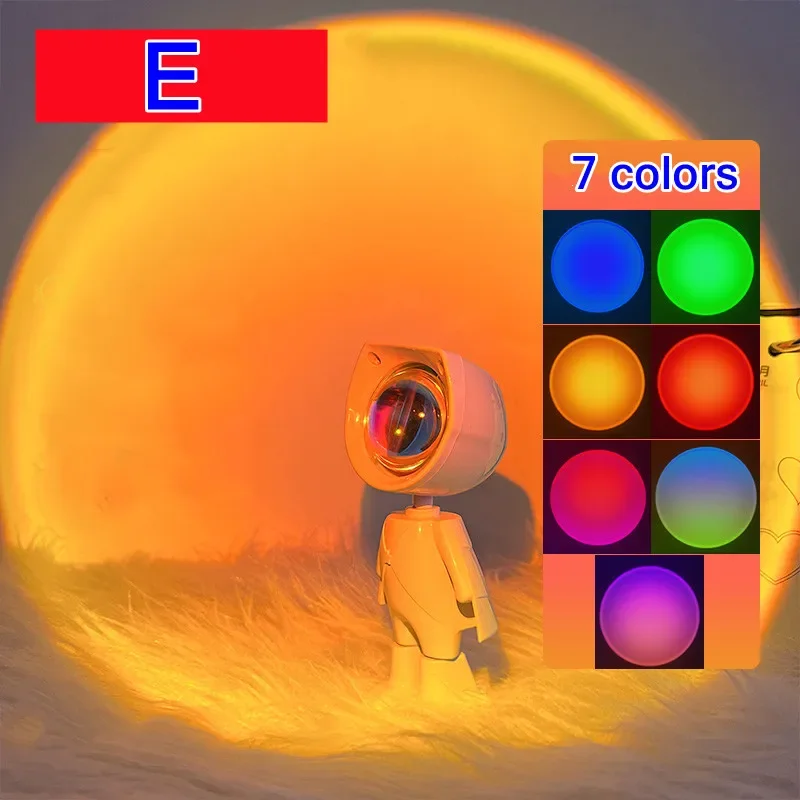 

RGB LED-проектор заката для спальни