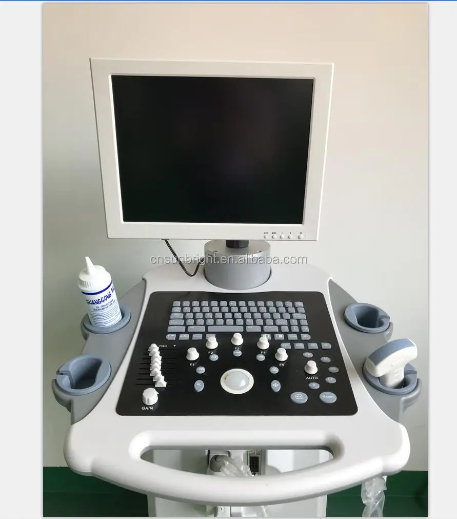 

New black and white trolley ultrasound machine SUN-808L