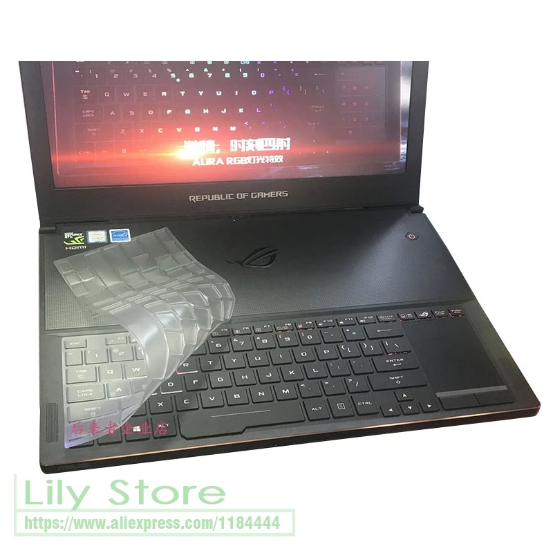 Фото Для ASUS ROG Zephyrus S GX501GI GX501VI GX501VS GX531GS GX531GW GX531GX ROG GX701 gx701gx gx701gxr чехол для клавиатуры из ТПУ №3